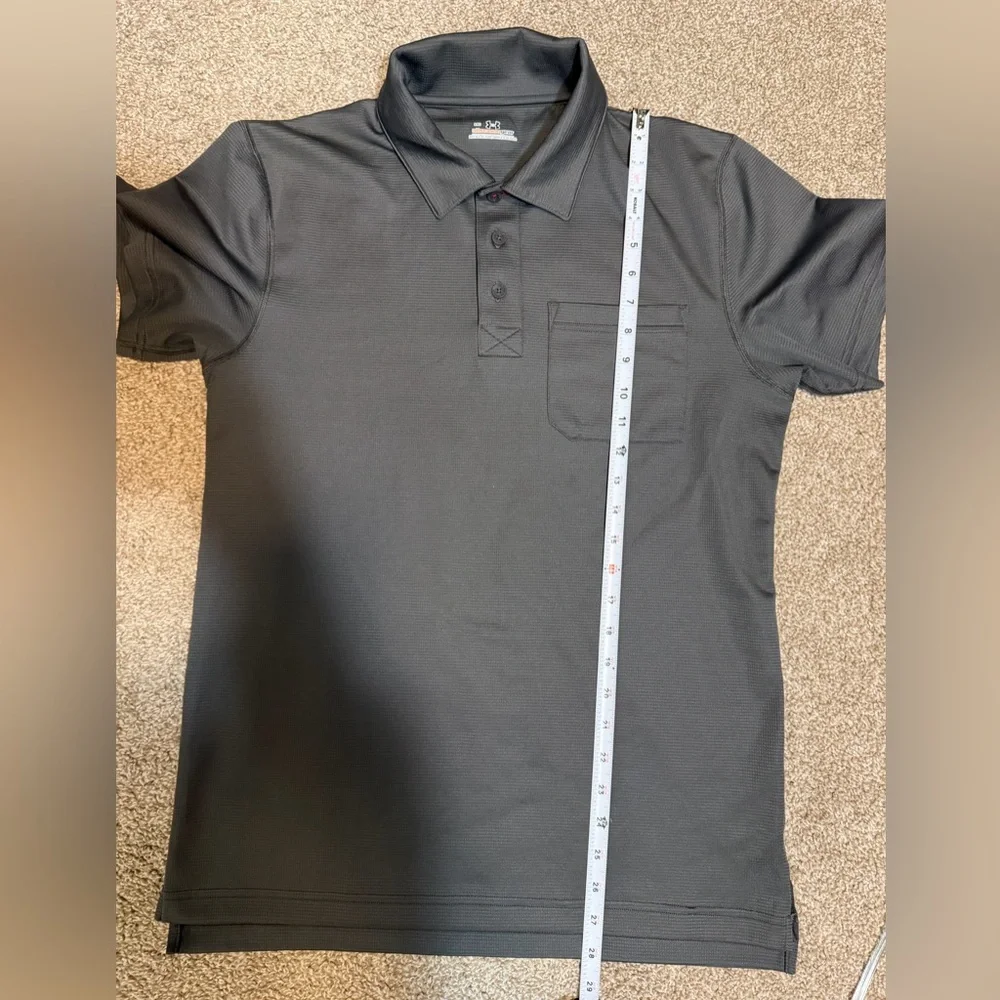 Under Armour Men's medium Charcoal gray Polo Shirt - Picture 6 of 6